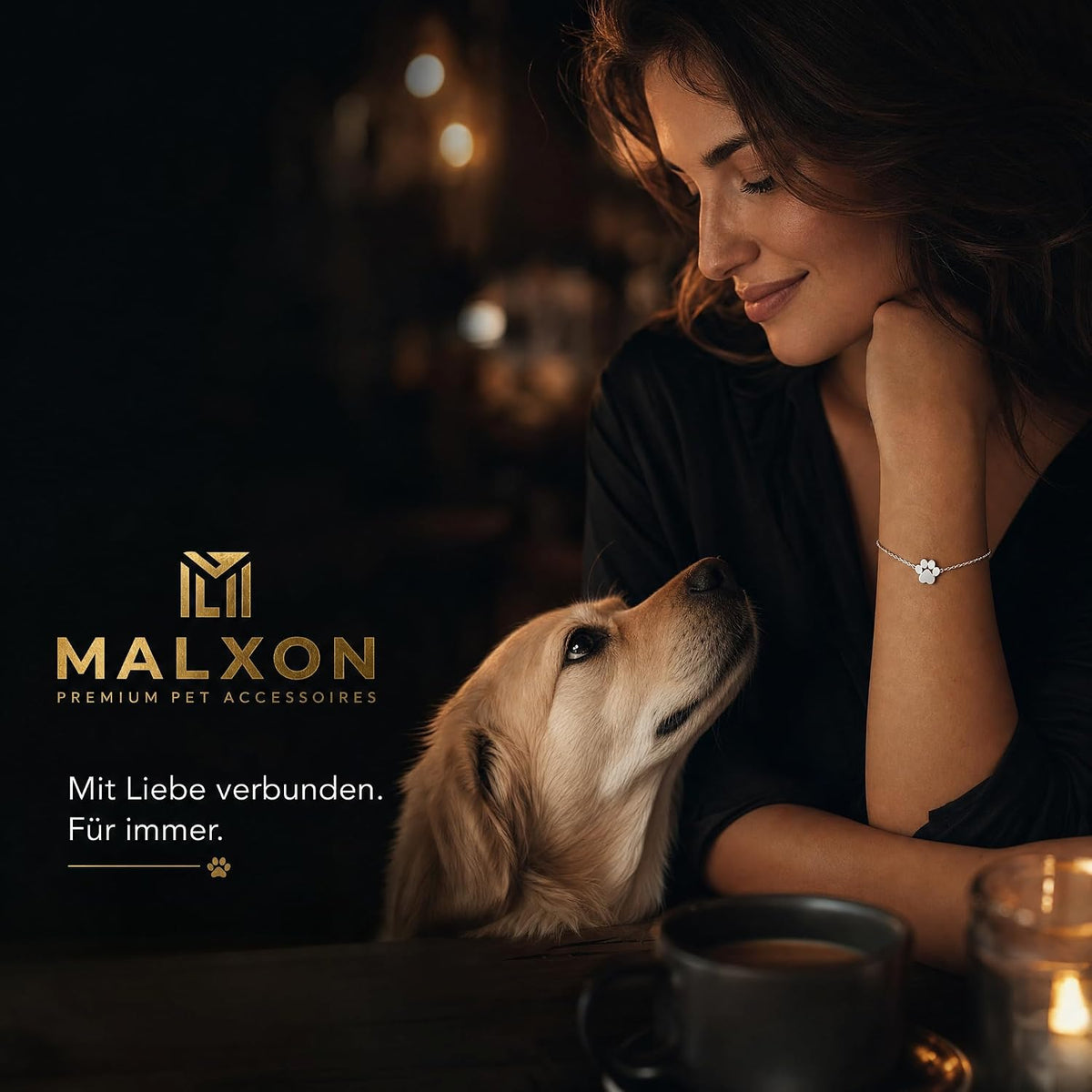 MALXON Pfotenarmband in der Geschenkbox